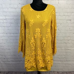 Lace Bell Sleeve Dress